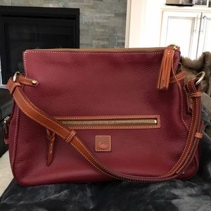 Leather Dooney and Bourke hobo bag